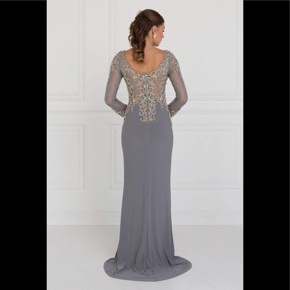 💐SALE💐 Jersey V Neck Mermaid Long Dress - Picture 2 of 6